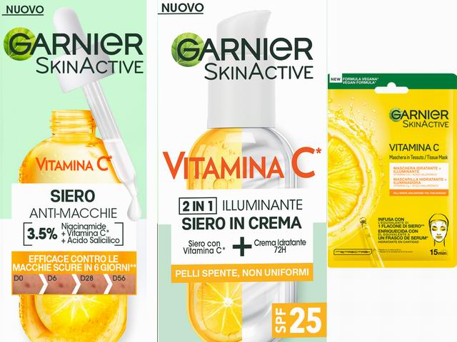 Garnier SkinActive Siero Anti-Macchie Vitamina C